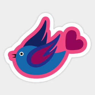 Bird Love Sticker